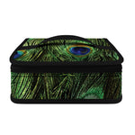 Peacock Tail Print Small Lunch Bag