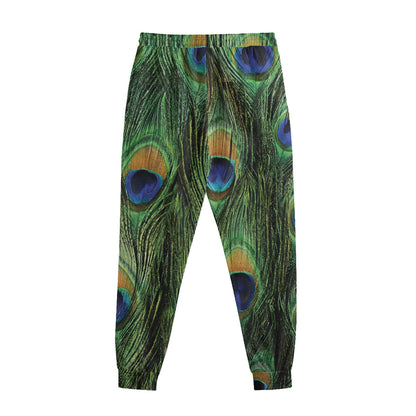 Peacock Tail Print Sweatpants