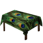Peacock Tail Print Tablecloth