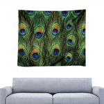 Peacock Tail Print Tapestry