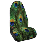 Peacock Tail Print Waterproof Car Seat Cover