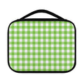 Pear Green And White Gingham Print Classic Bible Case