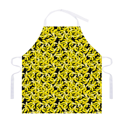 Peeled Banana Pattern Print Adjustable Apron
