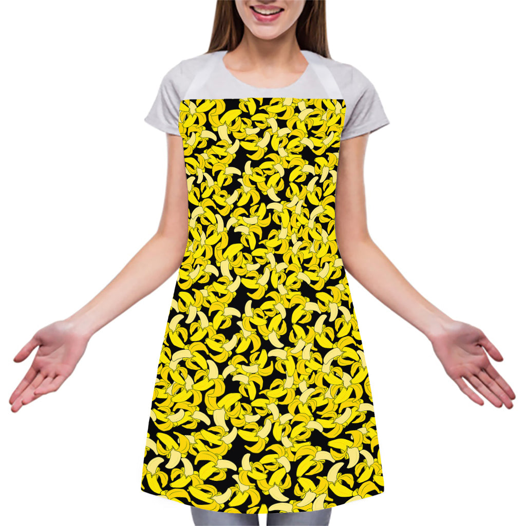 Peeled Banana Pattern Print Adjustable Apron