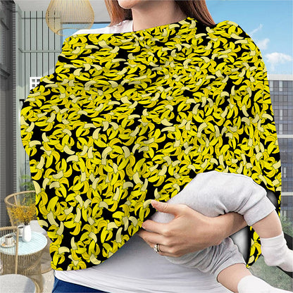 Peeled Banana Pattern Print Baby Seat Cover