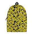 Peeled Banana Pattern Print School Backpack