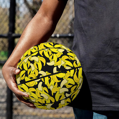 Peeled Banana Pattern Print Basketball