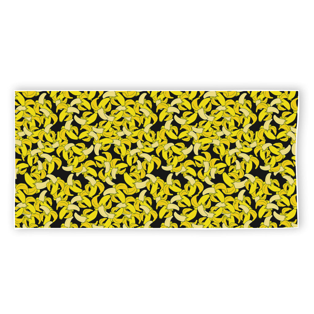 Peeled Banana Pattern Print Beach Towel