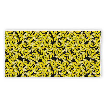 Peeled Banana Pattern Print Beach Towel