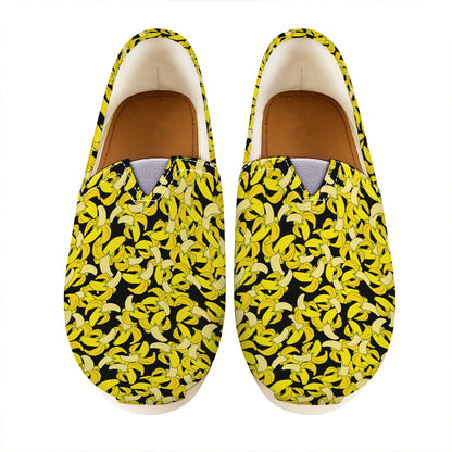 Peeled Banana Pattern Print Casual Shoes