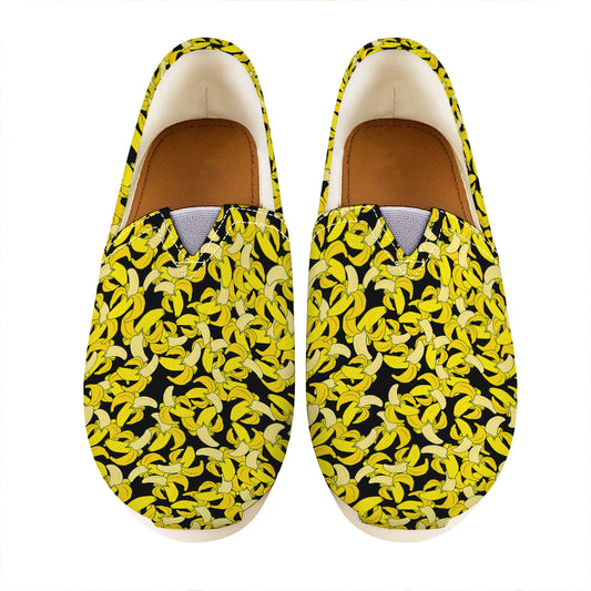 Peeled Banana Pattern Print Casual Shoes