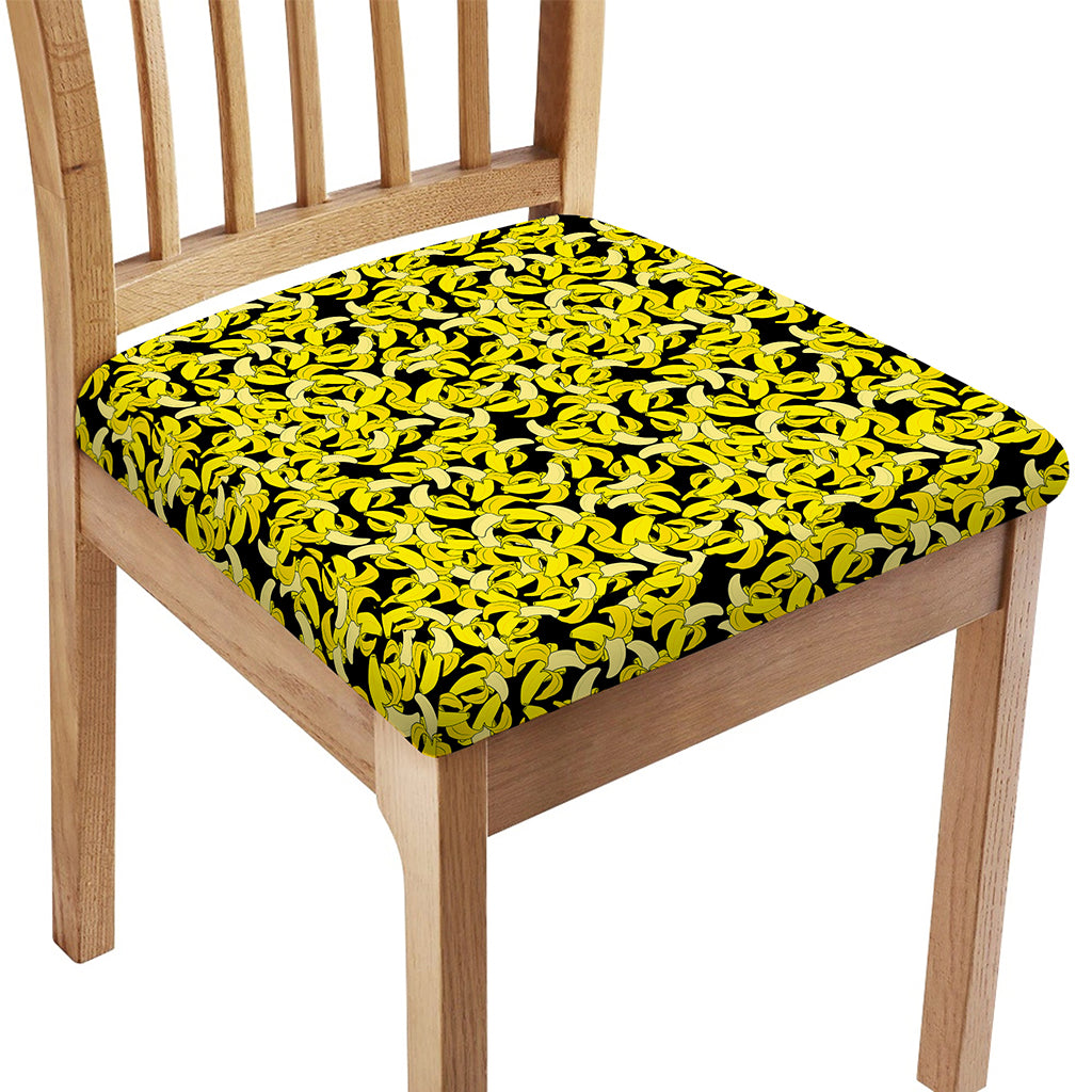 Peeled Banana Pattern Print Chair Cushion Cover