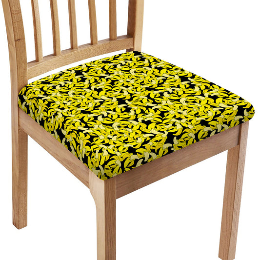Peeled Banana Pattern Print Chair Cushion Cover
