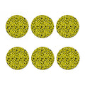 Peeled Banana Pattern Print Coaster Set