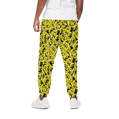 Peeled Banana Pattern Print Cotton Pants