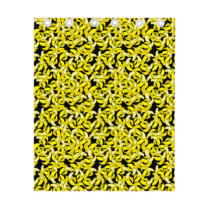Peeled Banana Pattern Print Curtain