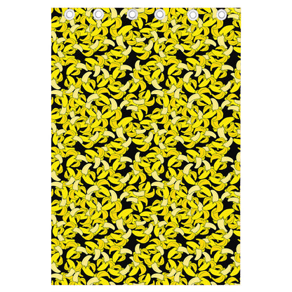 Peeled Banana Pattern Print Curtain