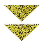Peeled Banana Pattern Print Dog Bandana