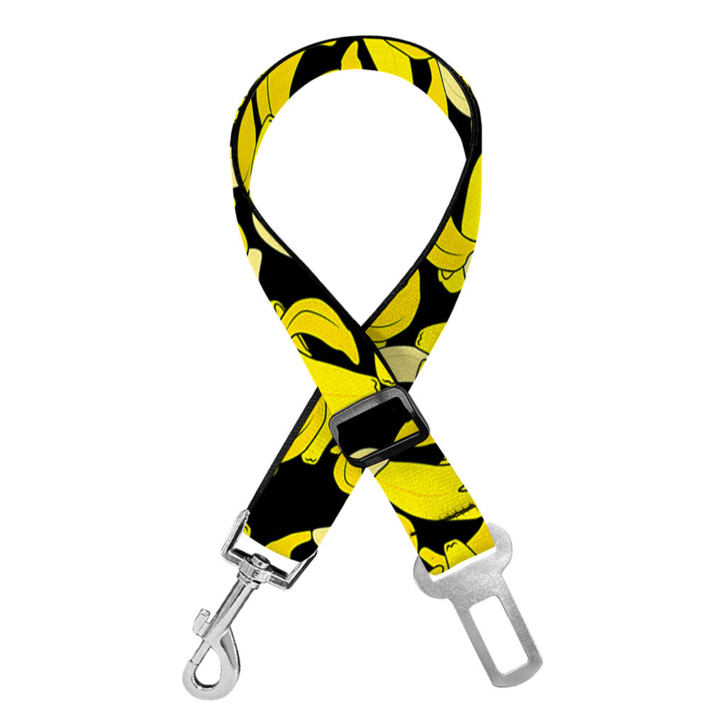 Peeled Banana Pattern Print Dog Seat Belt