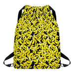 Peeled Banana Pattern Print Drawstring Backpack