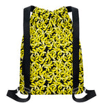 Peeled Banana Pattern Print Drawstring Backpack
