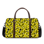 Peeled Banana Pattern Print Duffle Bag