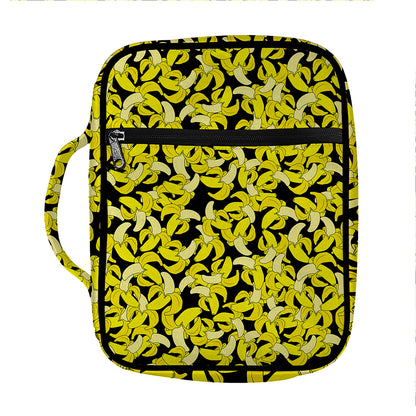 Peeled Banana Pattern Print Front Pocket Bible Bag