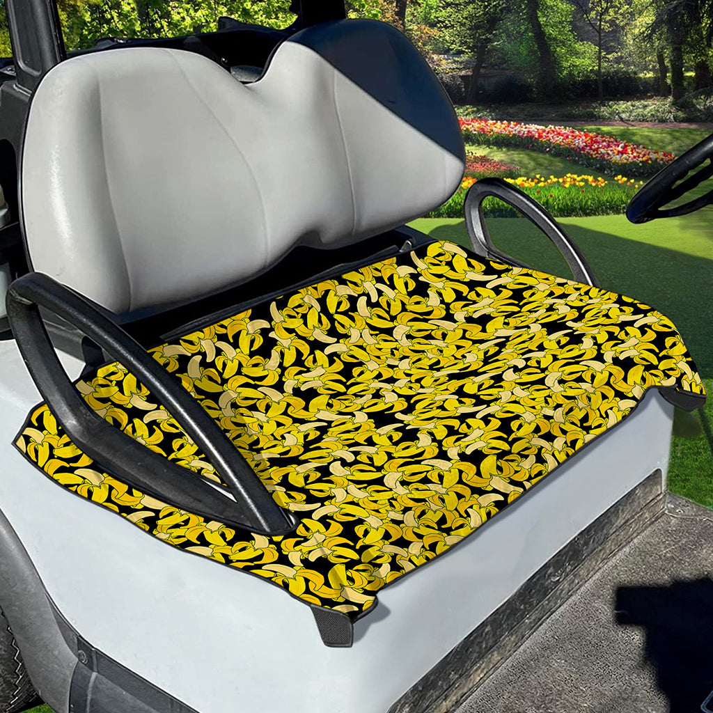 Peeled Banana Pattern Print Golf Cart Seat Cover