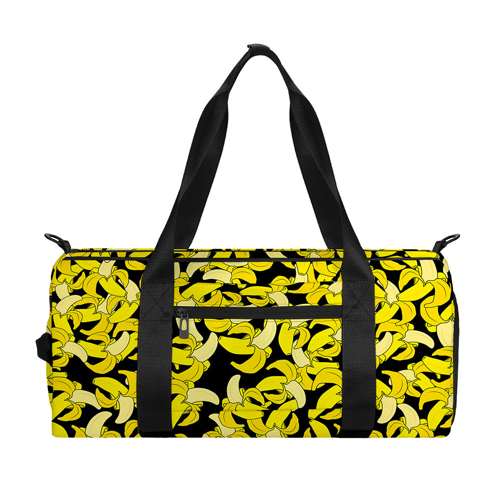Peeled Banana Pattern Print Gym Bag
