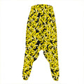 Peeled Banana Pattern Print Hammer Pants