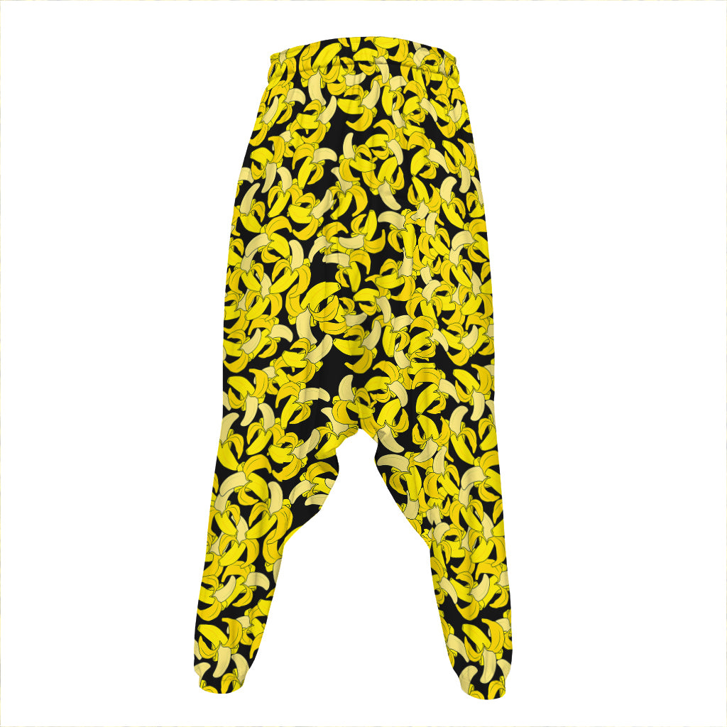 Peeled Banana Pattern Print Hammer Pants