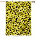 Peeled Banana Pattern Print House Flag