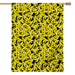 Peeled Banana Pattern Print House Flag