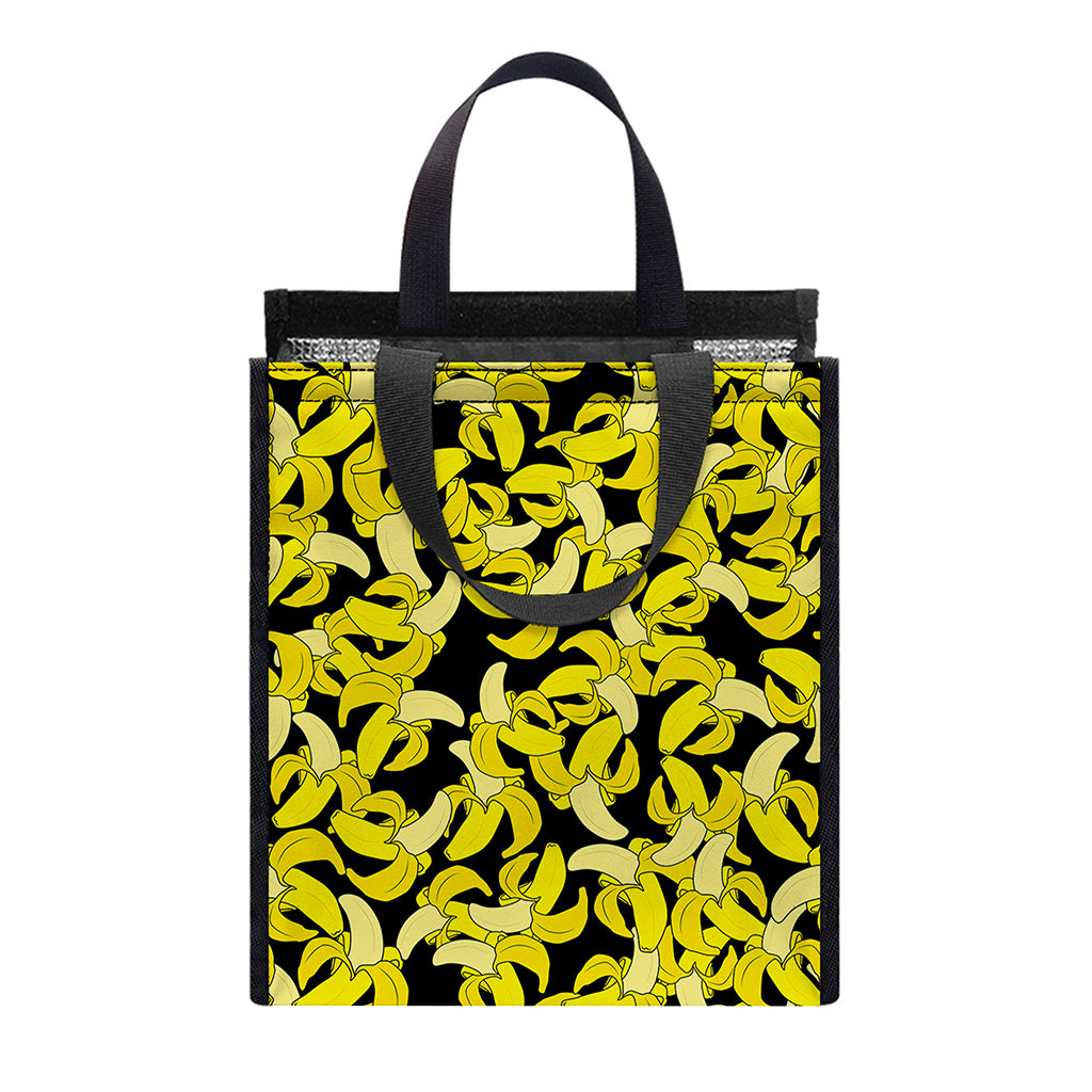 Peeled Banana Pattern Print Insulated Lunch Tote