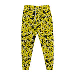 Peeled Banana Pattern Print Jogger Pants