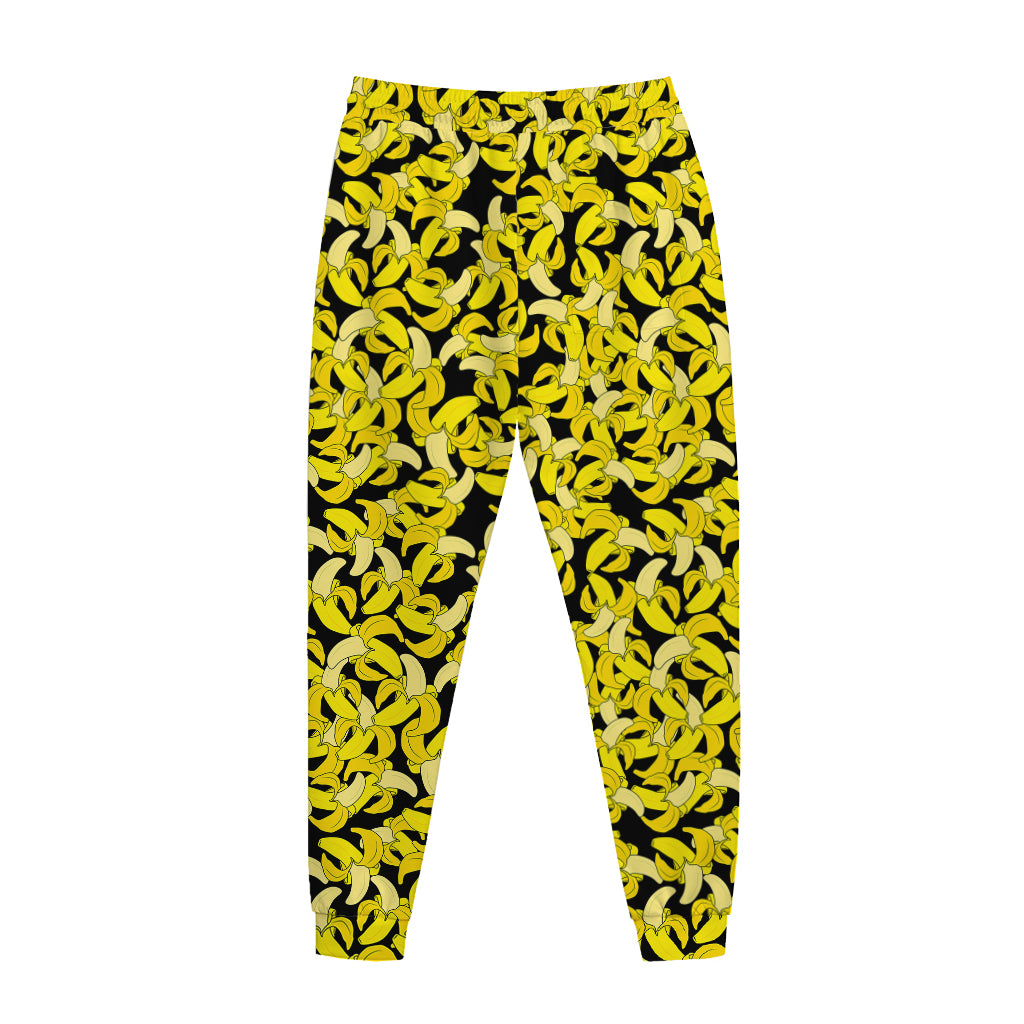 Peeled Banana Pattern Print Jogger Pants