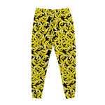 Peeled Banana Pattern Print Jogger Pants