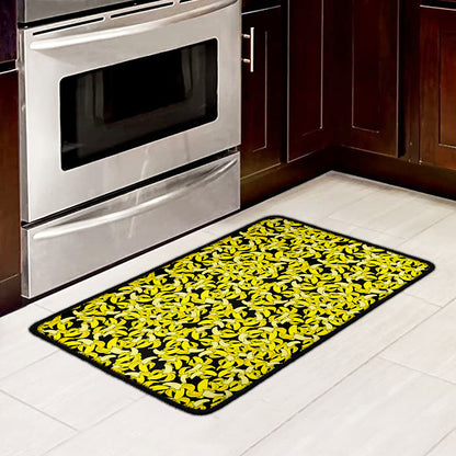 Peeled Banana Pattern Print Kitchen Mat