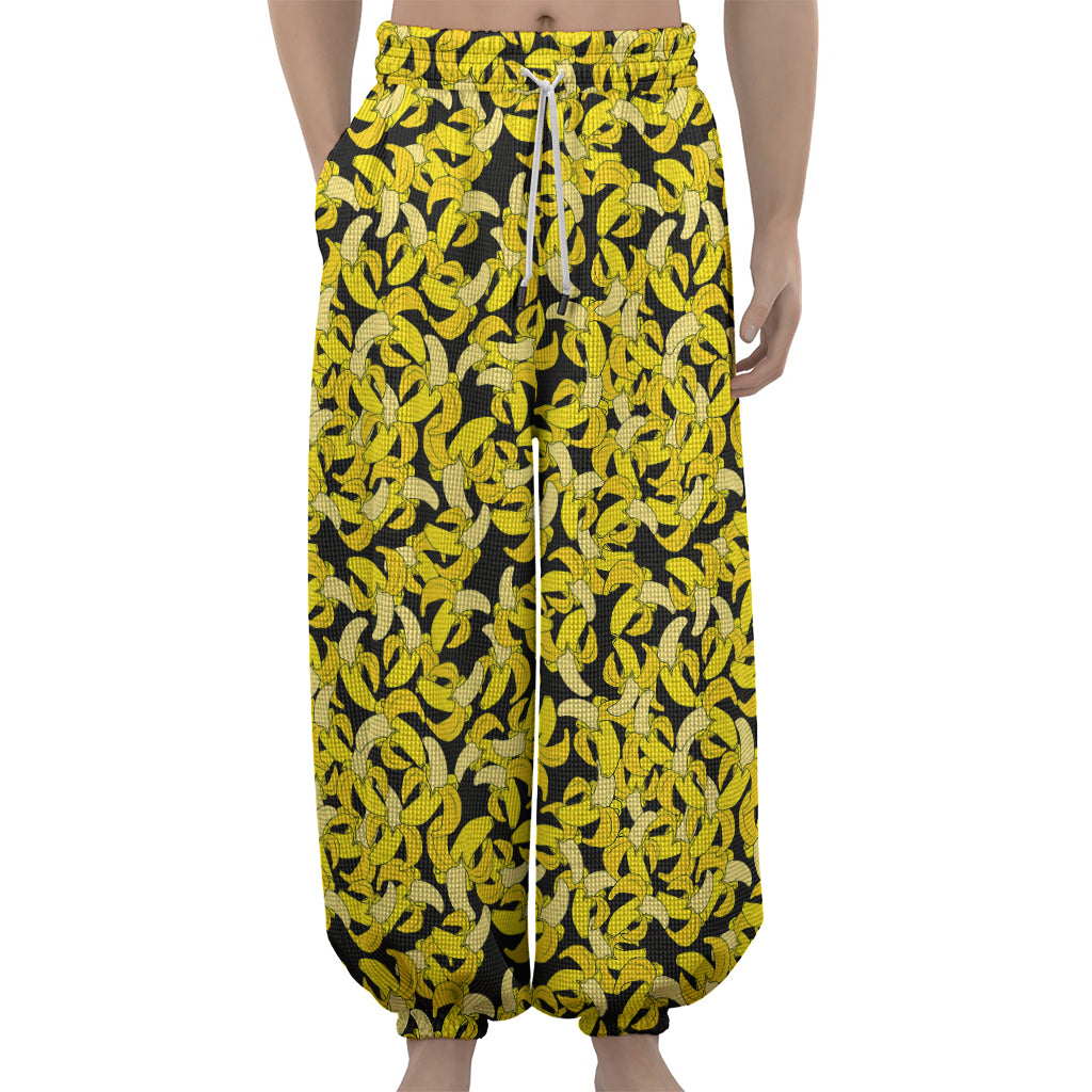 Peeled Banana Pattern Print Lantern Pants