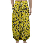 Peeled Banana Pattern Print Lantern Pants