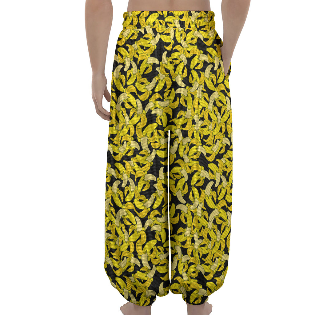 Peeled Banana Pattern Print Lantern Pants