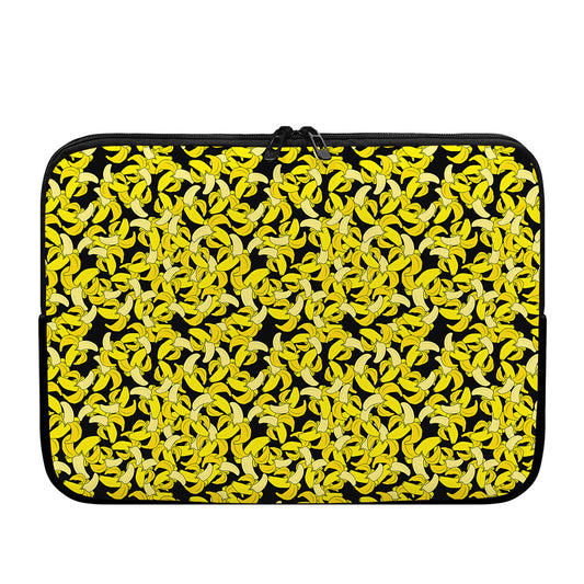 Peeled Banana Pattern Print Laptop Sleeve