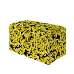 Peeled Banana Pattern Print Leather Tissue Box Cover