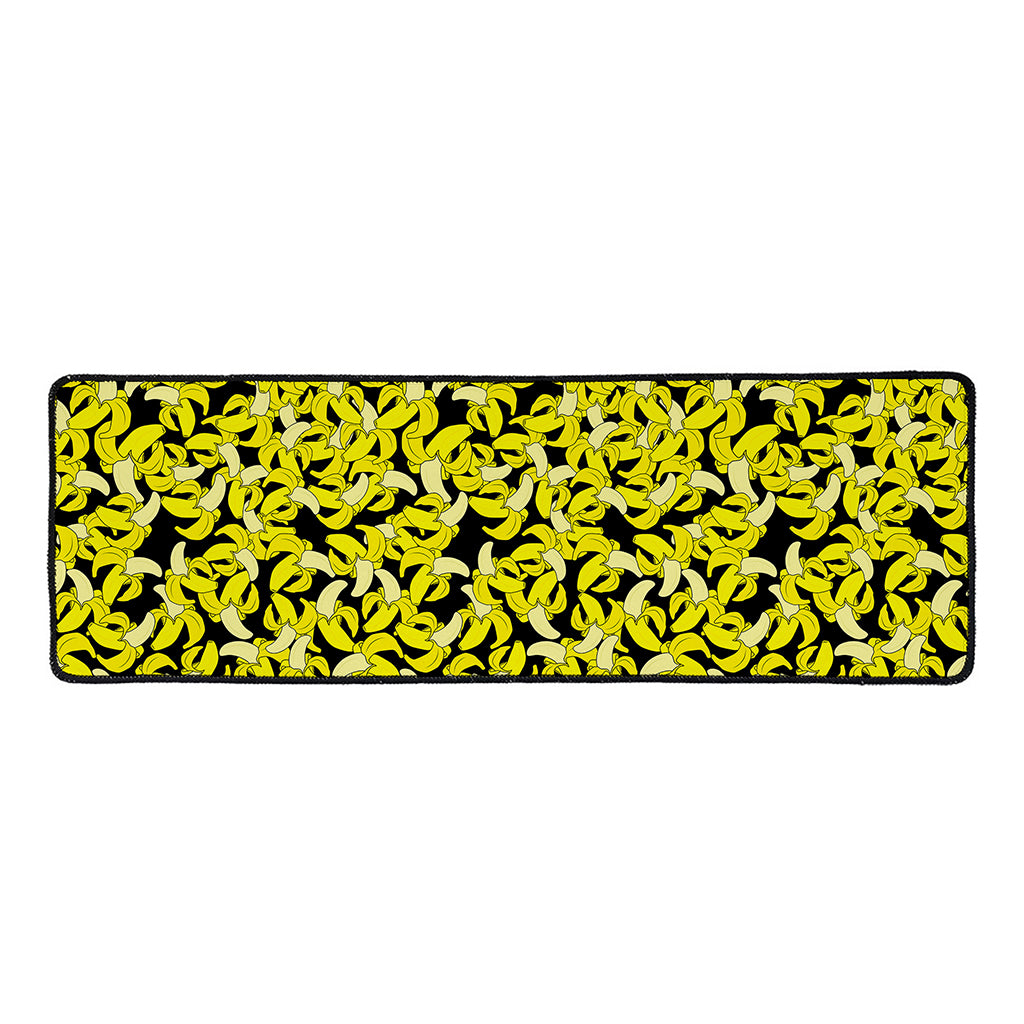 Peeled Banana Pattern Print Long Kitchen Mat