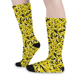 Peeled Banana Pattern Print Long Socks