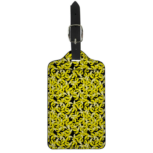 Peeled Banana Pattern Print Luggage Tag