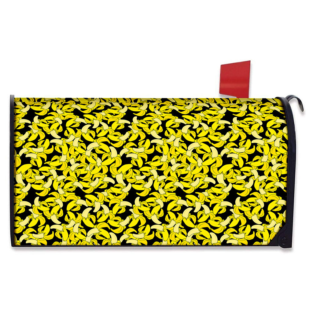 Peeled Banana Pattern Print Mailbox Cover