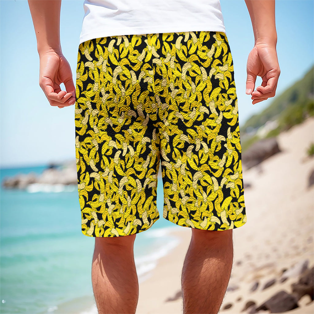 Peeled Banana Pattern Print Men's Cargo Shorts