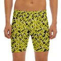 Peeled Banana Pattern Print Men's Long Boxer Briefs