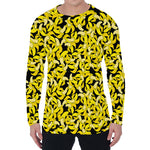 Peeled Banana Pattern Print Men's Long Sleeve T-Shirt